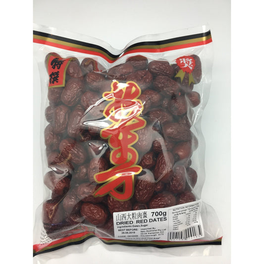 D018XM New Eastland Brand - Dried Red Dates 700g - 25 bags / 1CTN - New Eastland Pty Ltd - Asian food wholesalers