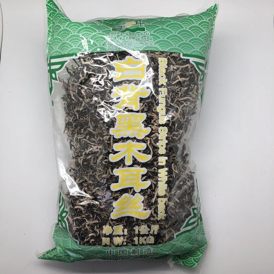 D028K Dried Black Fungus Strip 1kg- 20bags / 1CTN - New Eastland Pty Ltd - Asian food wholesalers
