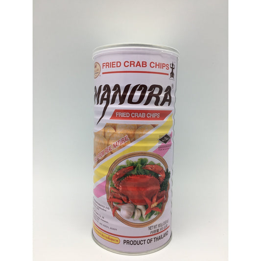 J067C Manora brand-Fried Crab Chips 100g - 12 tin / 1 CTN - New Eastland Pty Ltd - Asian food wholesalers