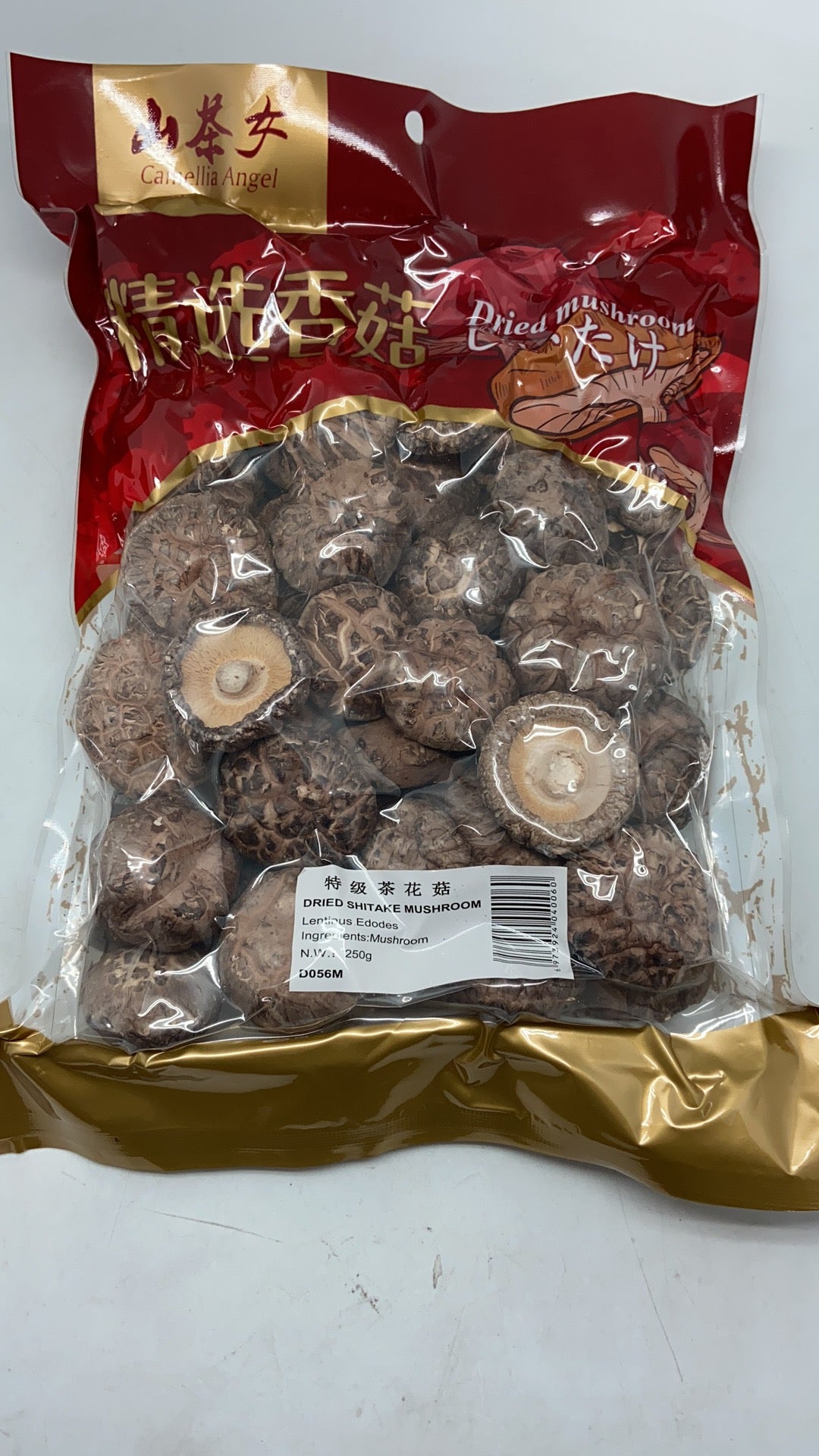 D056M Natural Land Brand - Dried Mushrooms 250g - 40 bags / 1 CTN