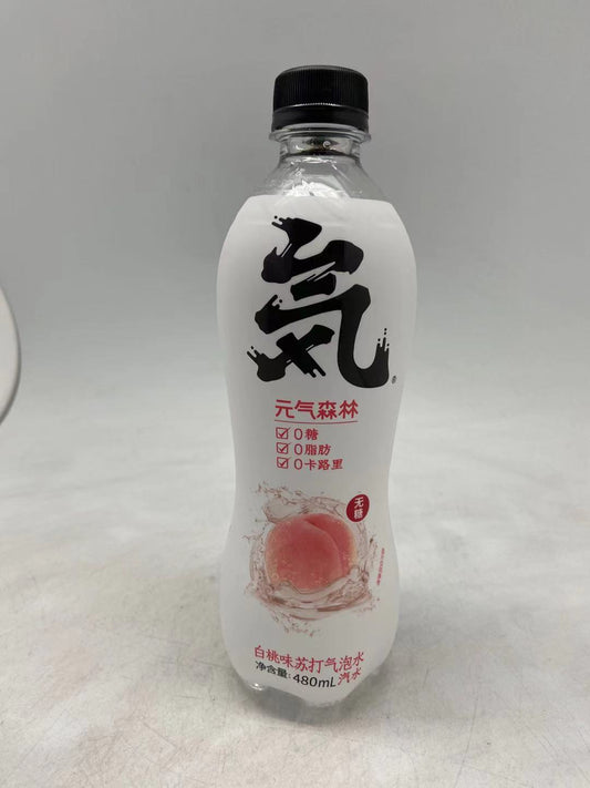 B034SP  VITALITY FOREST SODA WATER PEACH FLAVOUR 480ML /15