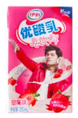 B008S Yi Li  brand - Strawberry Flavoured Drink 250ml - 24 box/1ctn