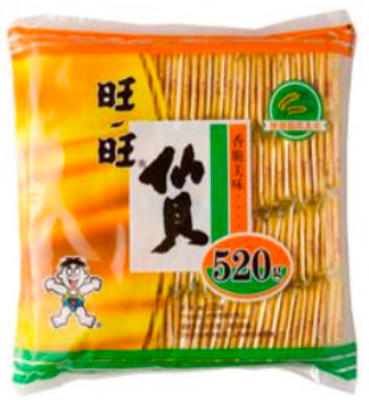 C020C Wan Wan Brand - Circle Rice Crackers 520g - 6 bags /1ctn