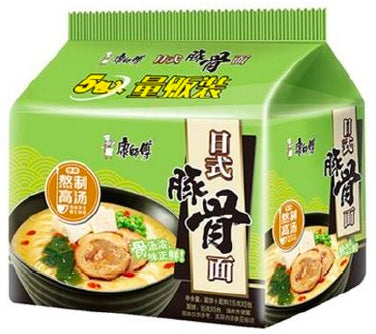 N002DW -  Kon Brand - Instant Ramen Noodle (Pork Rib Flavour) X 5pk - 30pkt  /1CTN