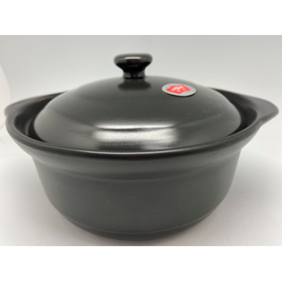 ZC02D - Black Claypot 3.5L #10 inches x 8