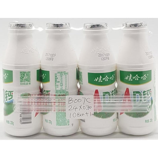 B007C Wa Ha Ha Brand - Yoghurt Drink 220g x 4 - TBD Bot /1ctn - New Eastland Pty Ltd - Asian food wholesalers