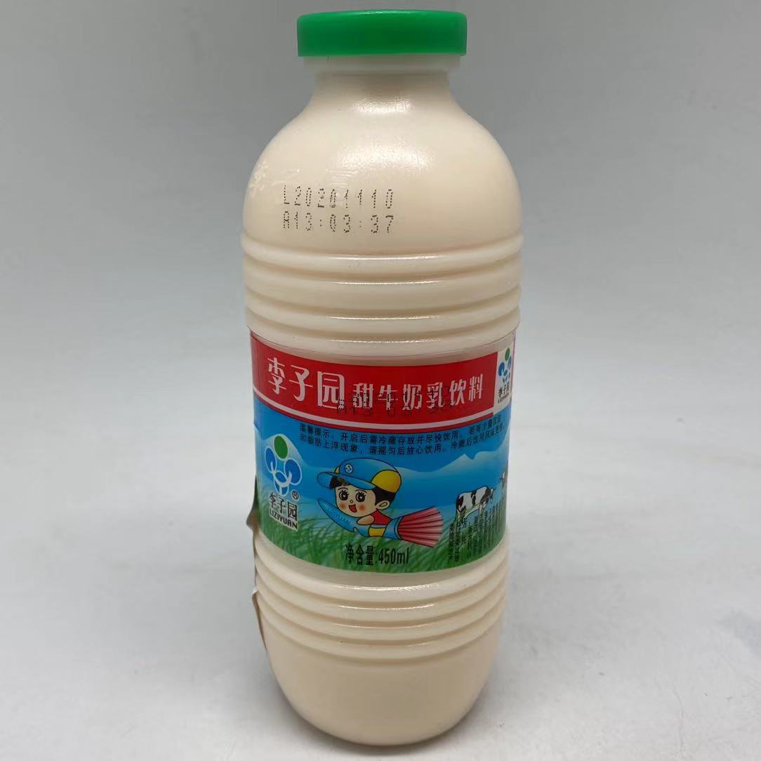B009LA LiZiYuan Sweet Flavoured Milk 450ml - 12bot/ctn