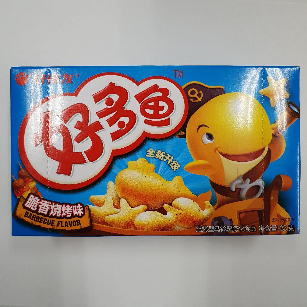 C019AR HaoLiYou brand - Rice Crackers BBQ Flavor 20 box/1ctn - New Eastland Pty Ltd - Asian food wholesalers