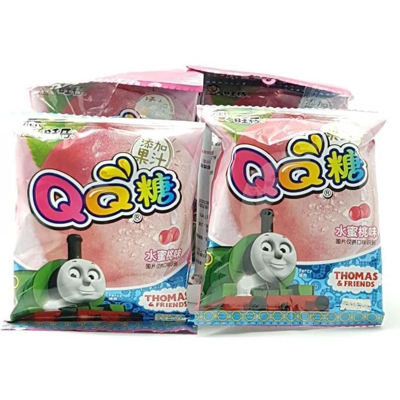 C052H WAN WAN Brand - QQ lollies (Peach) -125g - 24 bags / 1CTN - New Eastland Pty Ltd - Asian food wholesalers