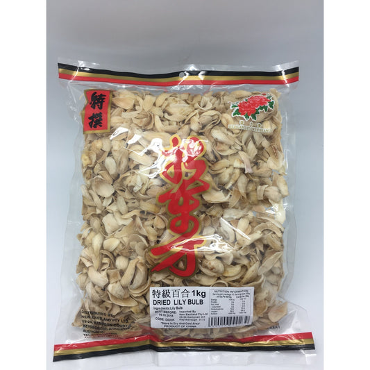 D023K New Eastland Brand - Dried Lily Bulb 1kg - 25 bags / 1CTN - New Eastland Pty Ltd - Asian food wholesalers