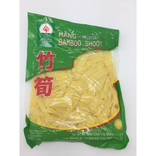D139L Lotus Brand - Bamboo Shoot Strips 454g - 36 bags / 1CTN - New Eastland Pty Ltd - Asian food wholesalers