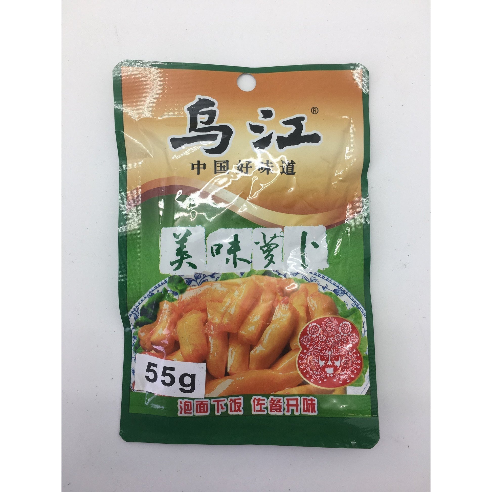 D144M Wu Jiang brand -   Preserved Radish 55g - 100 bags / 1CTN - New Eastland Pty Ltd - Asian food wholesalers