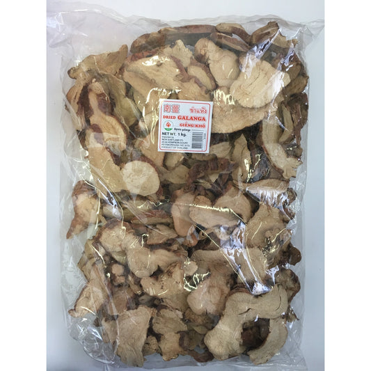 D153K Lotus Brand - Dried Galanga 1kg - 10 bags / 1CTN - New Eastland Pty Ltd - Asian food wholesalers