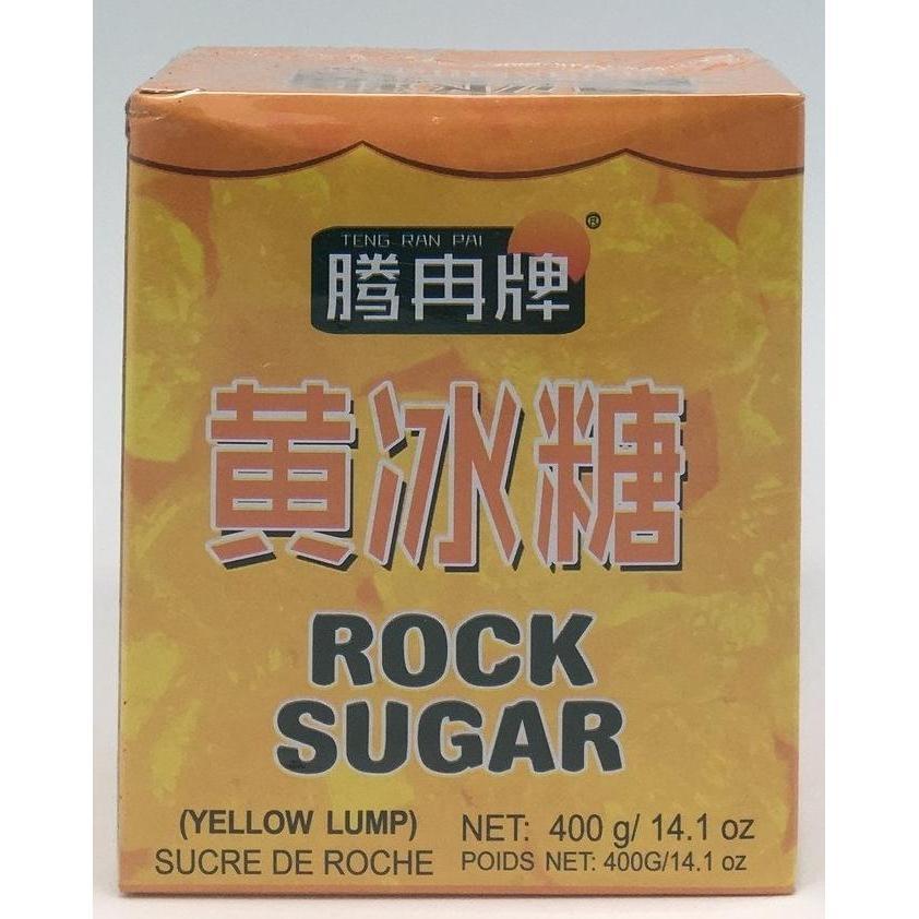 D232 Teng Ran Pai Brand - Rock Sugar (Yellow Lump) 400g - 50 box / 1 CTN - New Eastland Pty Ltd - Asian food wholesalers
