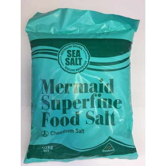 D235 Mermaid - Superfine Food Salt 10kg - 1 bags - New Eastland Pty Ltd - Asian food wholesalers