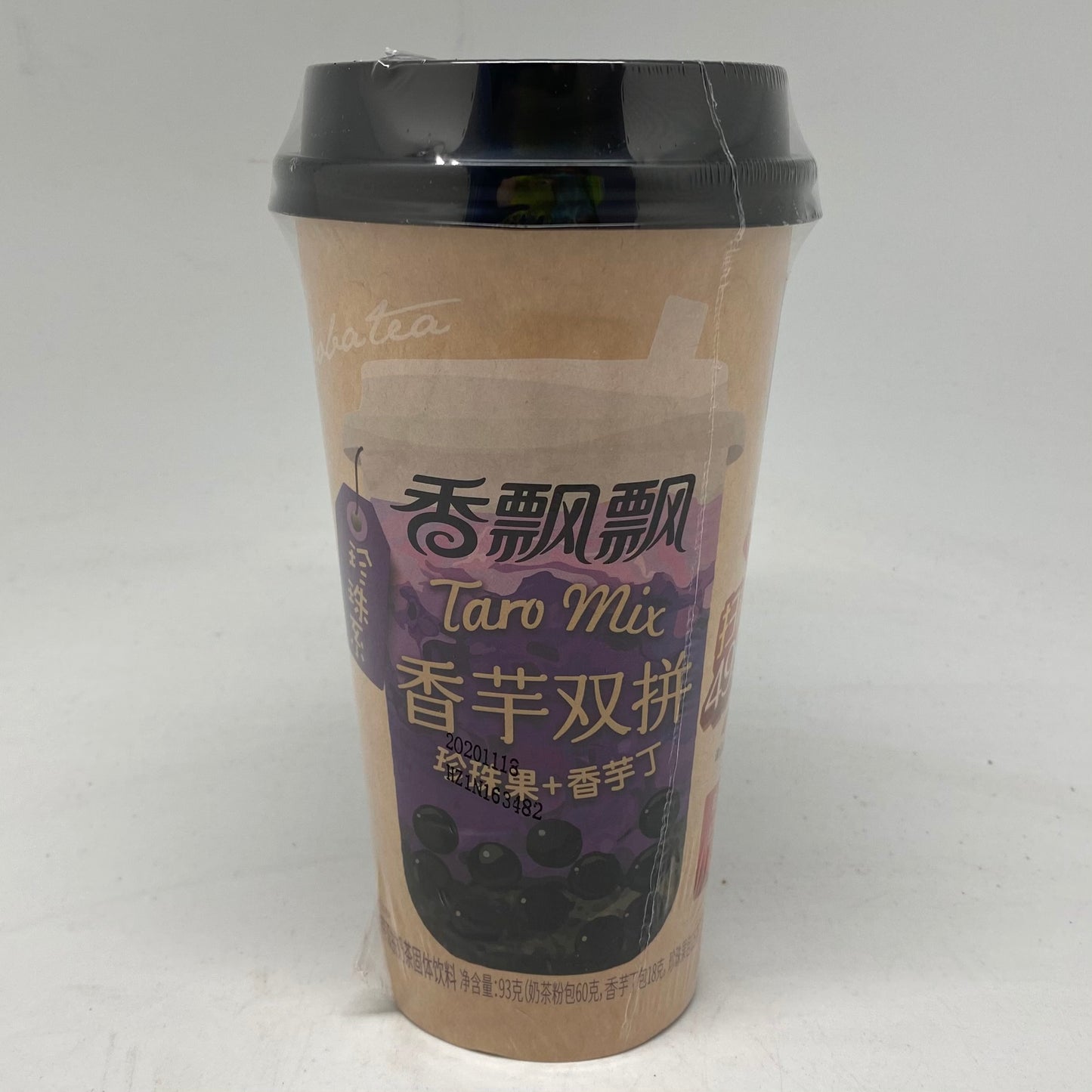 I003AD Xiang Piao Piao - Milk Tea Mix with Taro Topping 93g - 30cup/ctn