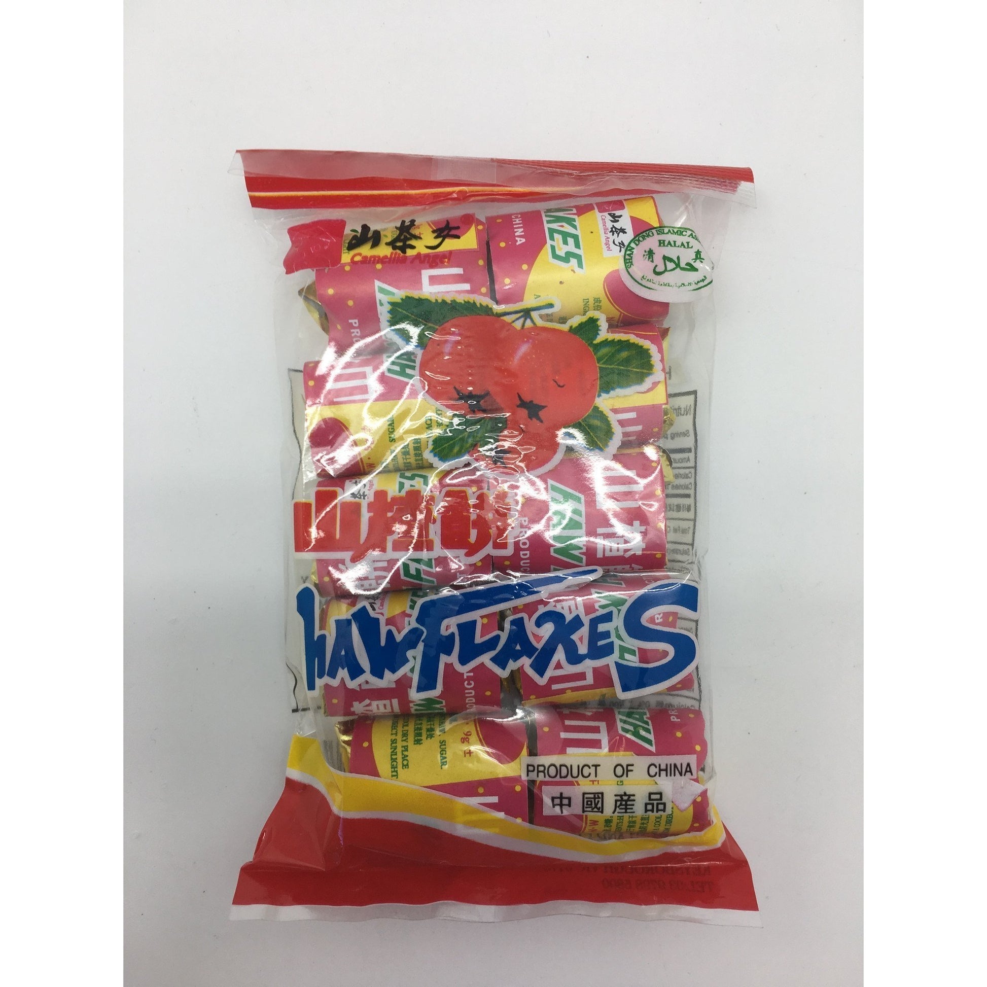 J030 Camellia Angel Brand - Haw Flake 10x8g - 120 bags / 1 CTN - New Eastland Pty Ltd - Asian food wholesalers