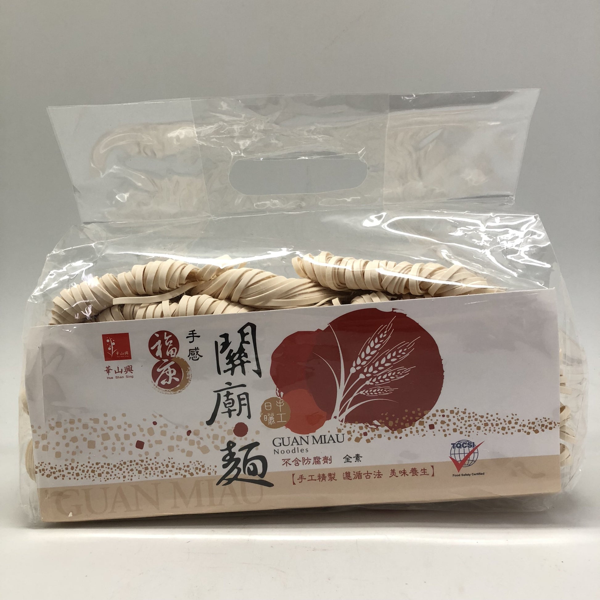 N014TL Hua Shan Sing Brand - Guan Miau Dried Noodles (Large) 1.2kg - 12 bags / 1CTN - New Eastland Pty Ltd - Asian food wholesalers