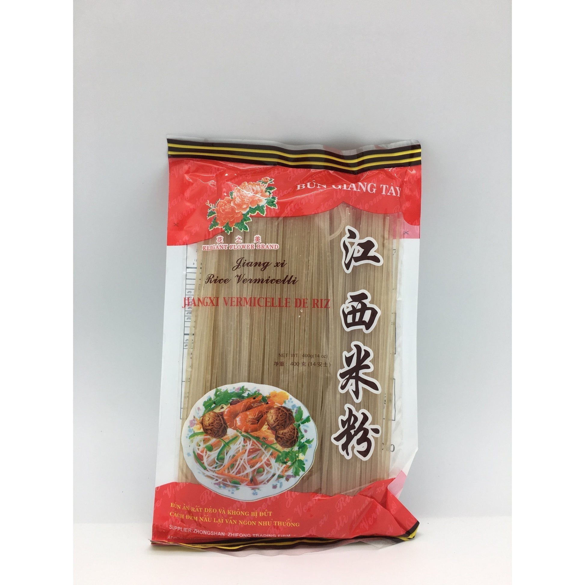 N026 Elegant Flower Brand - Rice Vermicilli 400g - 60 bags / 1CTN - New Eastland Pty Ltd - Asian food wholesalers