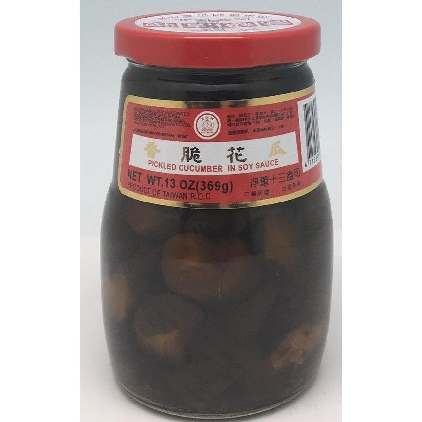 P002C Nice Crown Brand - Pickled Cucumber In Soy Sauce 369g -  24 jar / 1CTN - New Eastland Pty Ltd - Asian food wholesalers