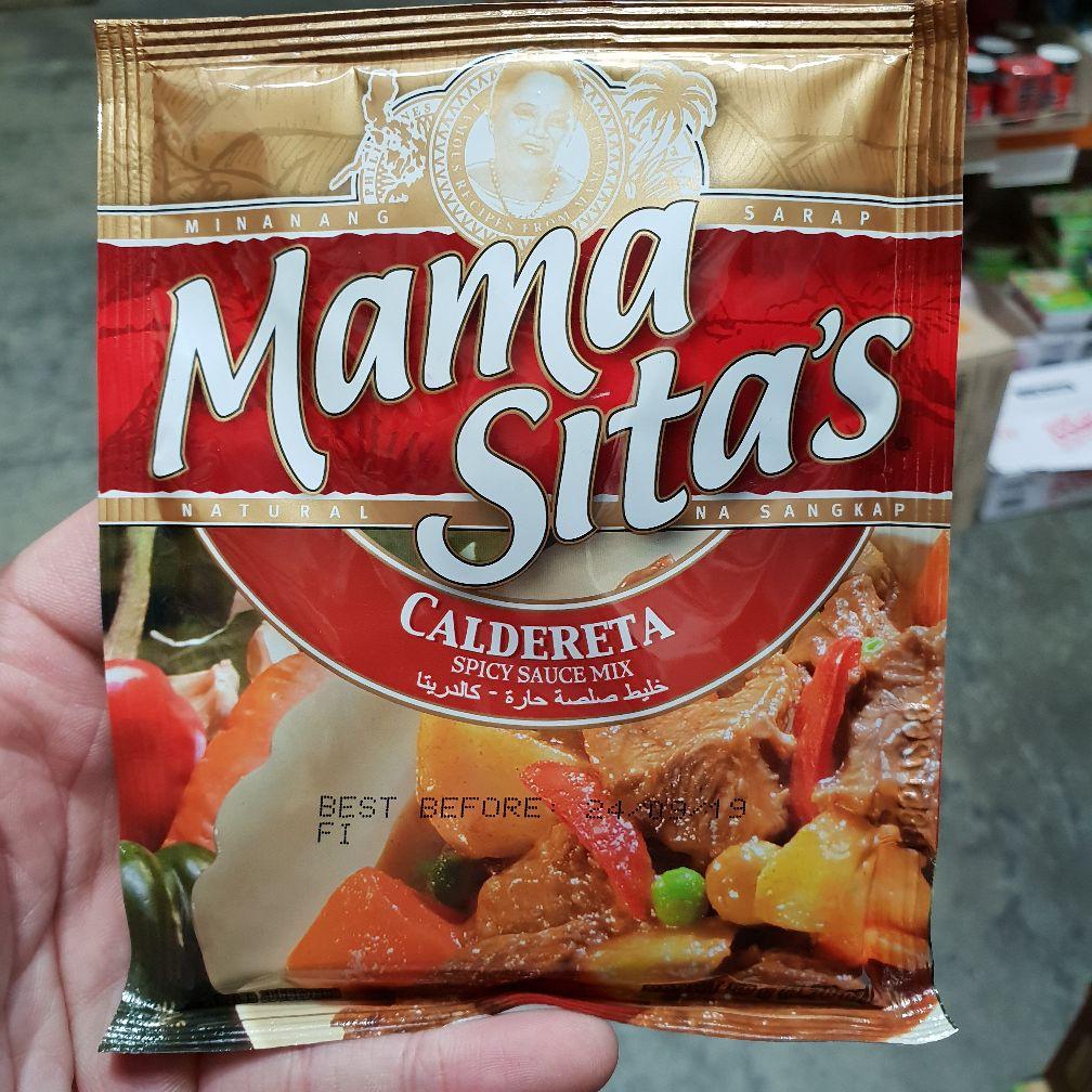 PD004S Mama Sitas Brand - (Caldereta) Spicy Sauce 50g -  72 bags / 1CTN - New Eastland Pty Ltd - Asian food wholesalers