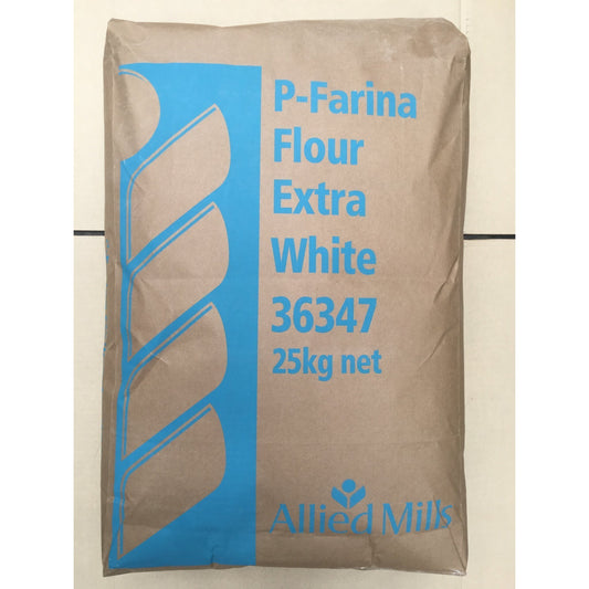 PD010FX Allied Mills - P-Farina Flour Extra White 25kg - 1 bag - New Eastland Pty Ltd - Asian food wholesalers