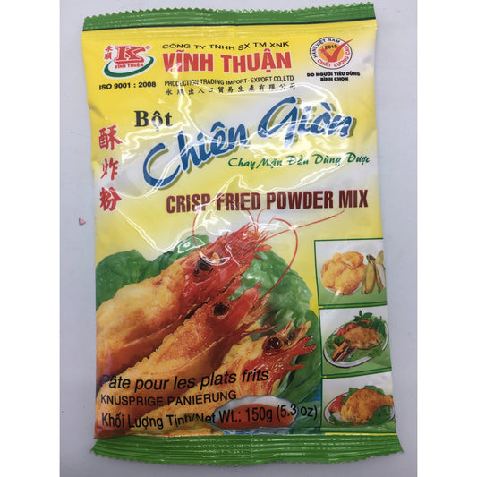 PD011C Vinh Thuan Brand -Crisp Fried powder Mix 150g - 60 bags / 1CTN - New Eastland Pty Ltd - Asian food wholesalers