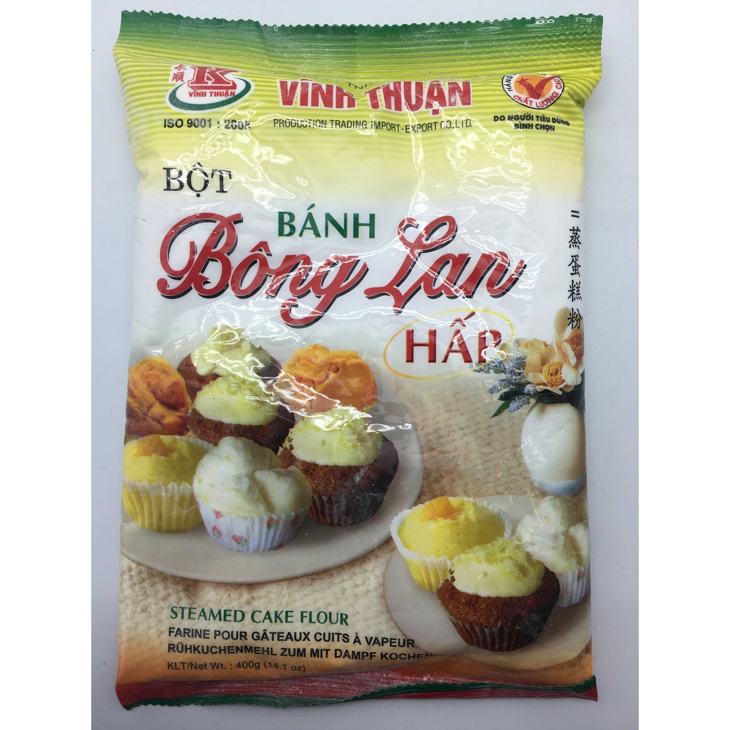 PD011K Vinh Thuan Brand -Steamed Cake Flour 400g - 20 bags / 1CTN - New Eastland Pty Ltd - Asian food wholesalers