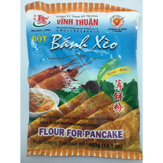 PD011M Vinh Thuan Brand -Flour for pancake 400g - 30 bags / 1CTN - New Eastland Pty Ltd - Asian food wholesalers