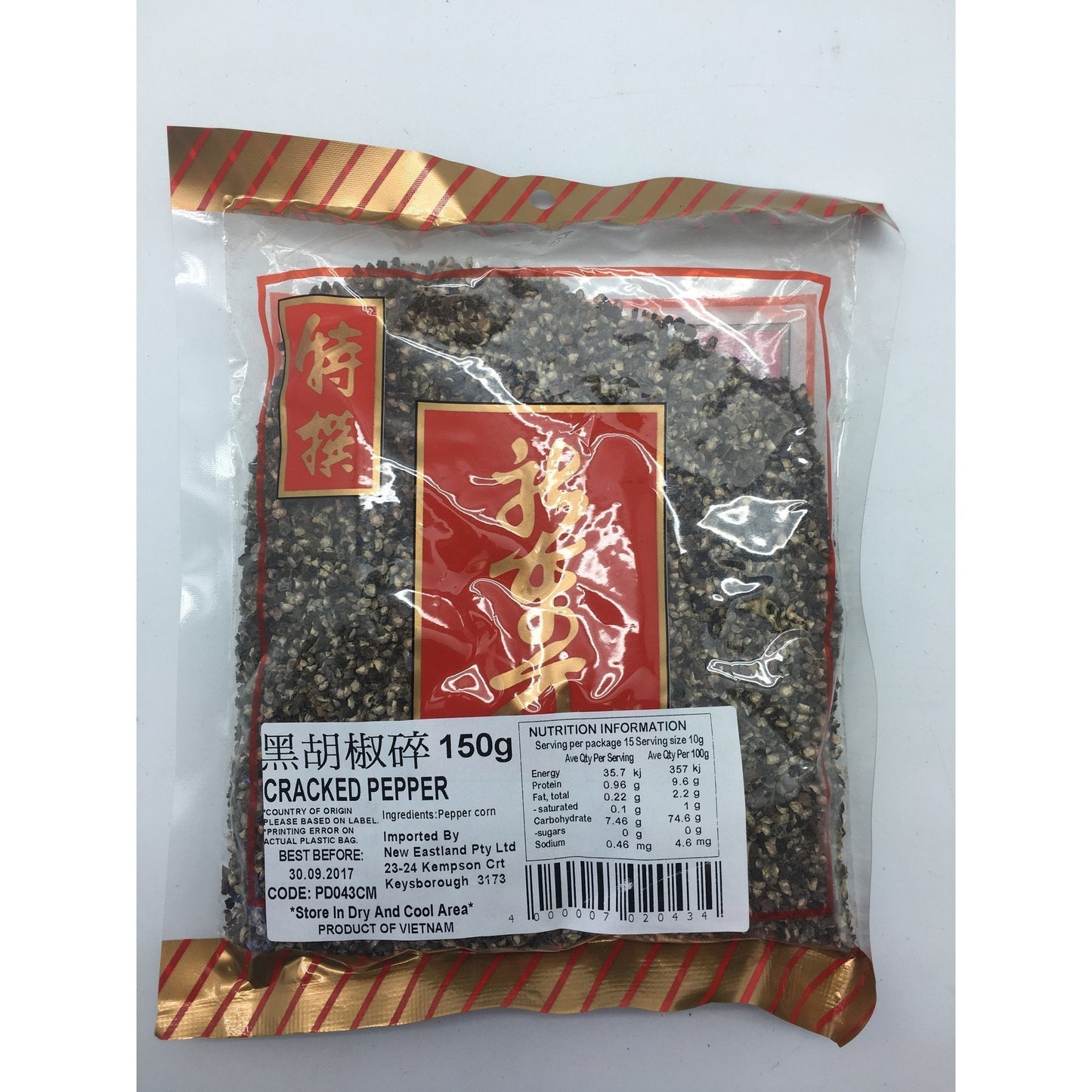 PD043CS New Eastland Pty Ltd - Cracked Pepper 150g -10 packets  / 1 bags - New Eastland Pty Ltd - Asian food wholesalers
