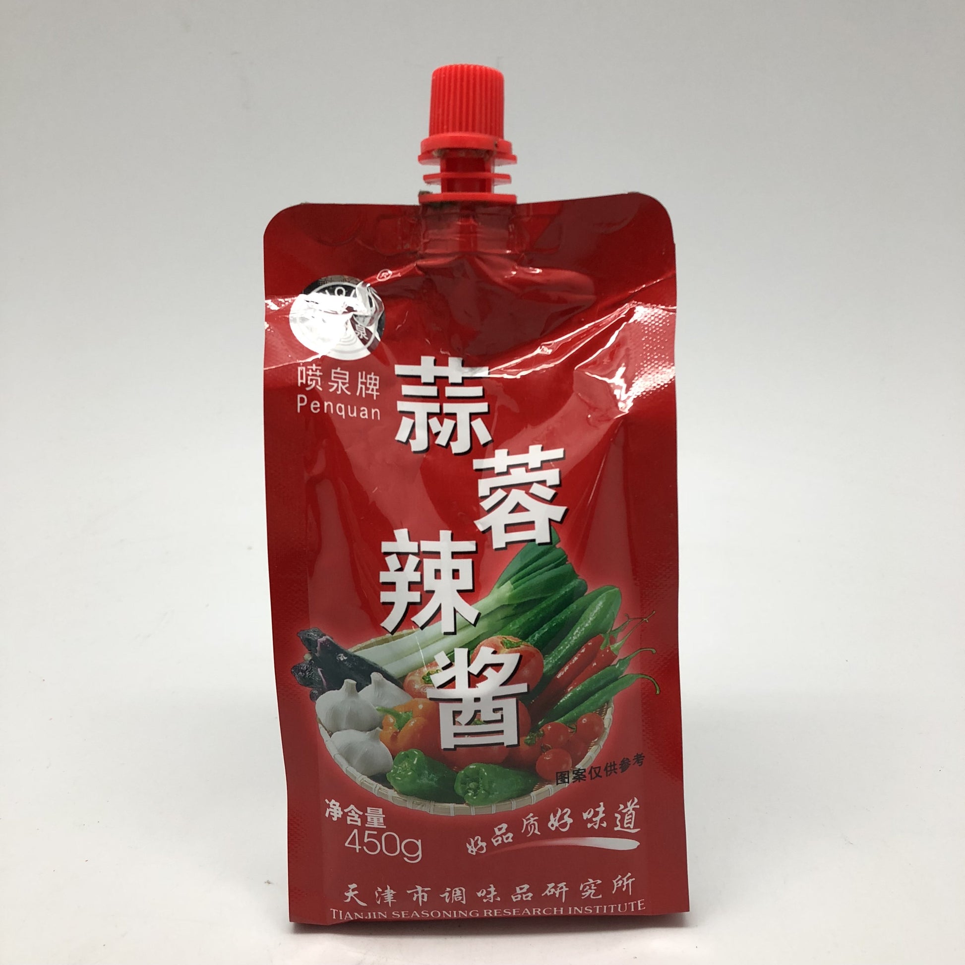 Q028GX PenQuan Brand - Spicy Chilli Sauce 450g - 24 bags/ CTN - New Eastland Pty Ltd - Asian food wholesalers