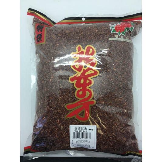 R016M New Eastland Pty Ltd - Thai Red Rice 3kg - 5 bags / 1CTN - New Eastland Pty Ltd - Asian food wholesalers