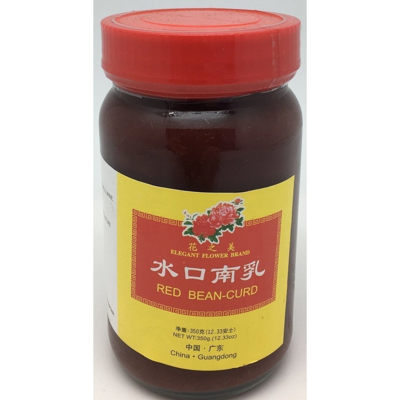S009R Elegant Flower Brand - Preserved Red-Bean Curd 350g -  36 jar / 1CTN - New Eastland Pty Ltd - Asian food wholesalers