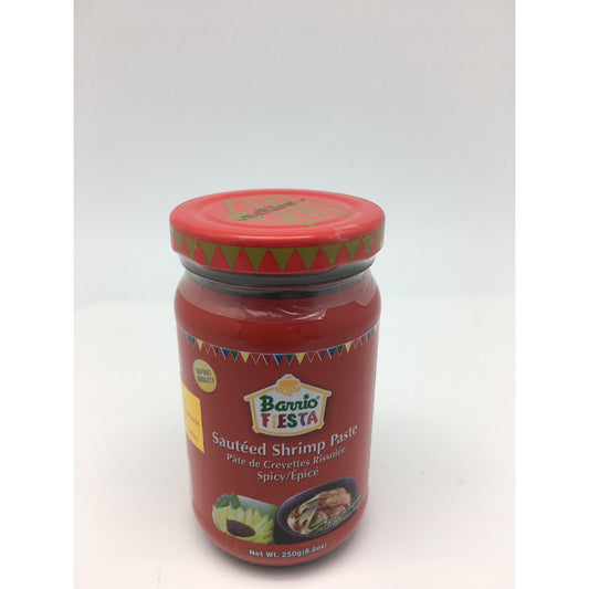 S048S Barrio Flesta Brand- Sauteed Spicy Shrimp Paste 250g -  24 jar / 1CTN - New Eastland Pty Ltd - Asian food wholesalers