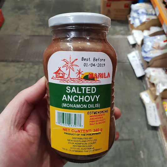 S050 Manila Brand - Salted Anchovy 340g -  24 jar / 1CTN - New Eastland Pty Ltd - Asian food wholesalers