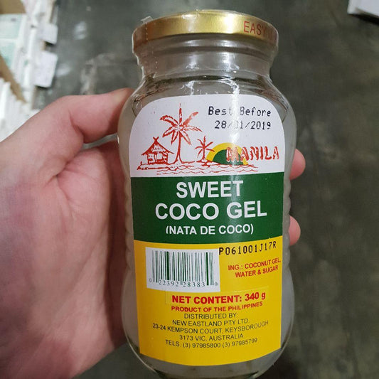 S050G Manila Brand - Coco Gel 340g -  24 jar / 1CTN - New Eastland Pty Ltd - Asian food wholesalers