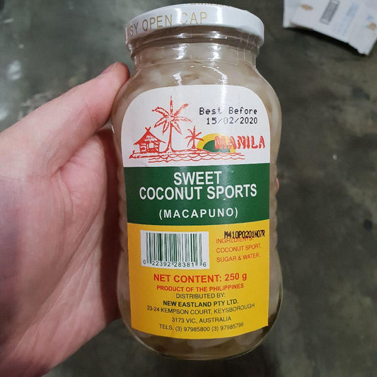 S050S Manila Brand - Sweet Coconut Sports 340g -  24 jar / 1CTN - New Eastland Pty Ltd - Asian food wholesalers