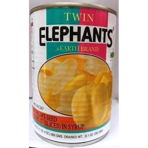 T007S Twin Elephants & Earth Brand -Palm seed Jackfruit Slice in Syrup 565g - 24 tin / 1 CTN - New Eastland Pty Ltd - Asian food wholesalers