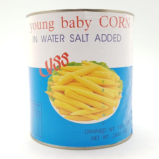 T041L (L) Young Baby corn 2.8k - 6 tin/CTN - New Eastland Pty Ltd - Asian food wholesalers