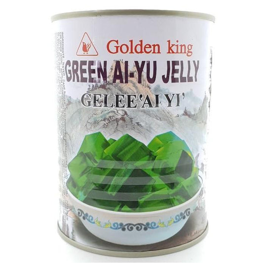 T049G Golden King Brand -Green Ai Yu Jelly 540g- 12 tin / 1 CTN - New Eastland Pty Ltd - Asian food wholesalers